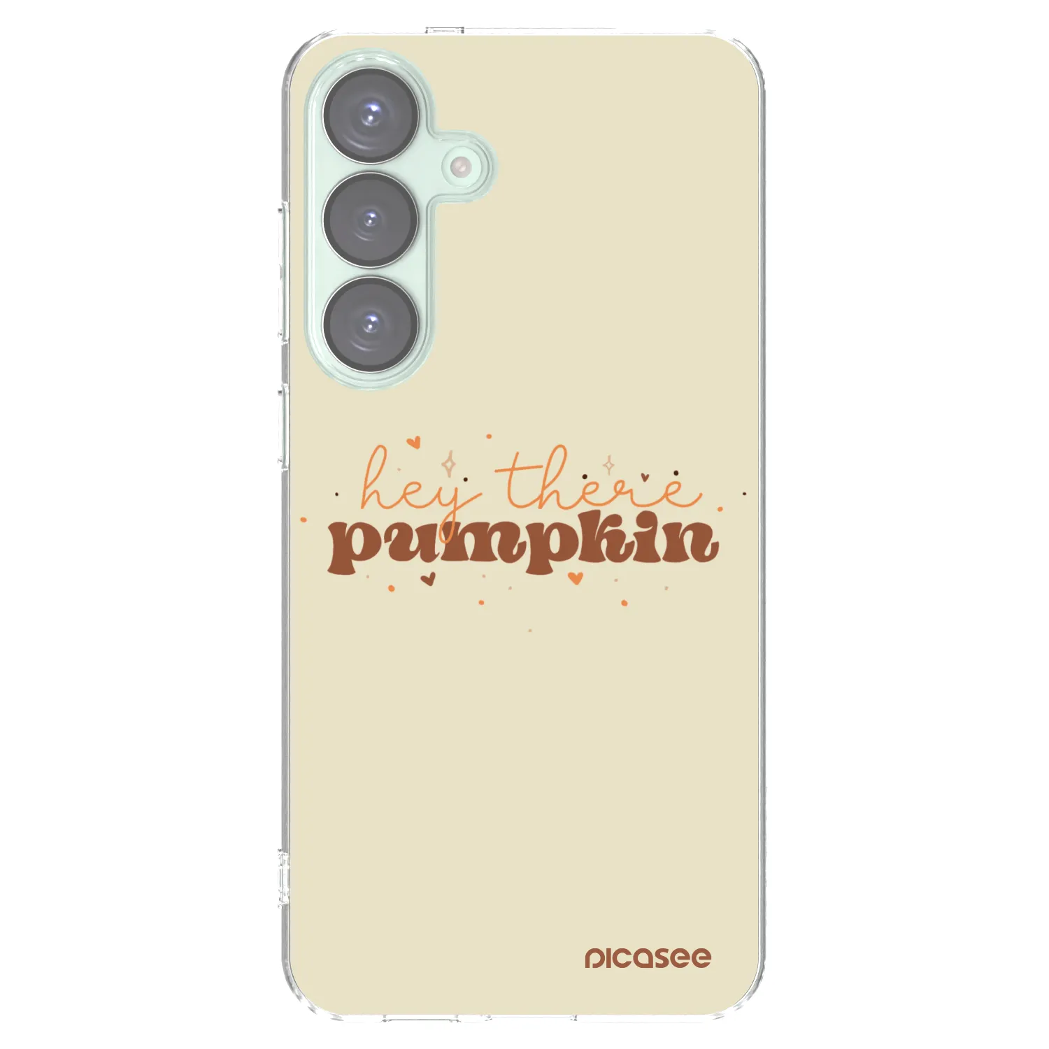 Picasee silikonska prozirna maskica za Samsung Galaxy S25+ 5G - Hey there pumpkin