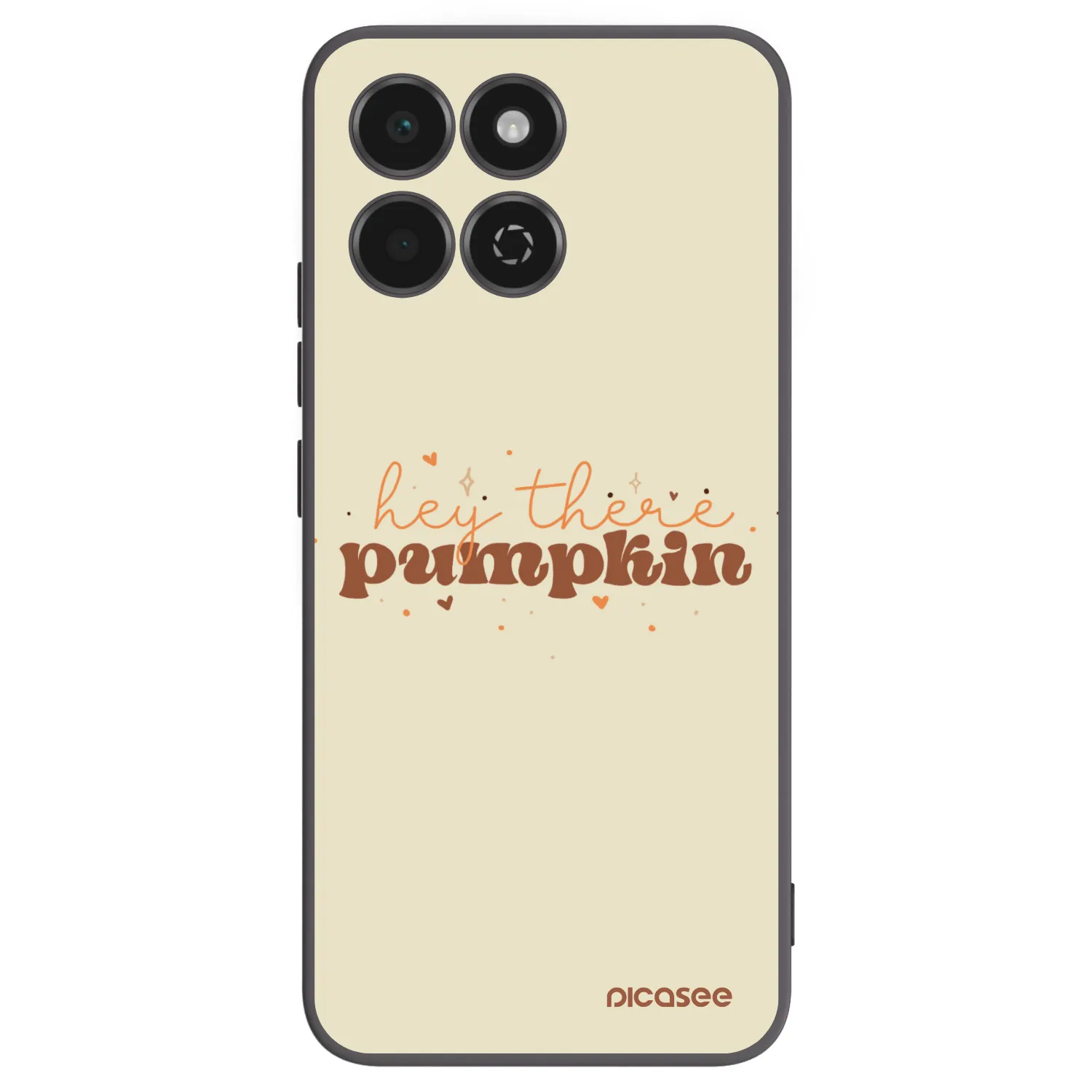 Picasee crna silikonska maskica za Honor 200 Smart 5G - Hey there pumpkin