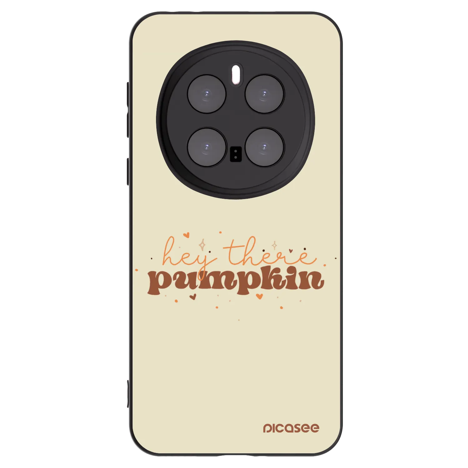 Picasee crna silikonska maskica za Honor Magic7 Pro 5G - Hey there pumpkin