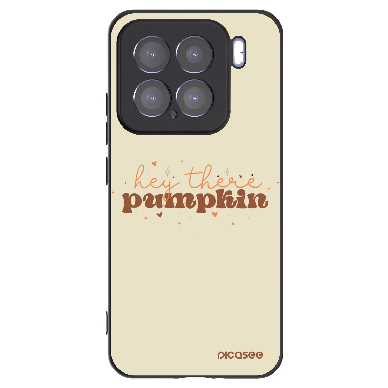 Picasee crna silikonska maskica za Xiaomi 15 - Hey there pumpkin