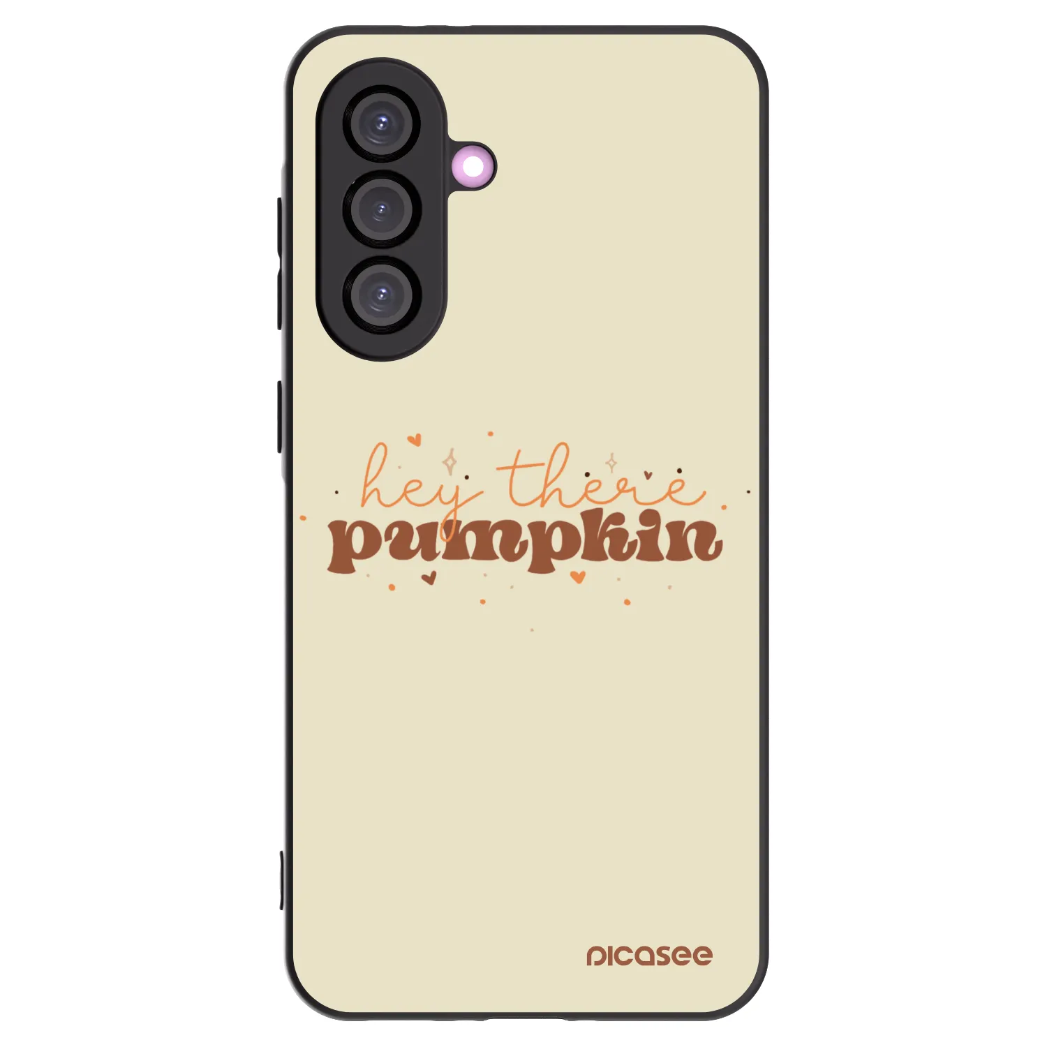 Picasee crna silikonska maskica za Samsung Galaxy A56 5G A566B - Hey there pumpkin