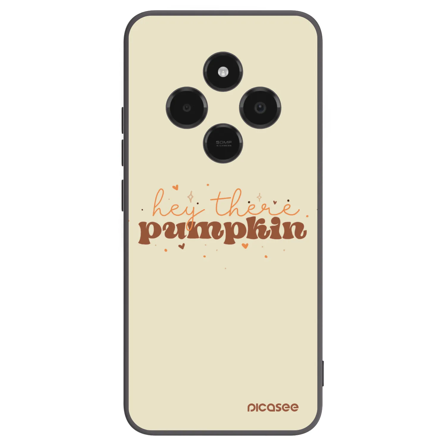 Picasee crna silikonska maskica za Xiaomi Poco C75 - Hey there pumpkin