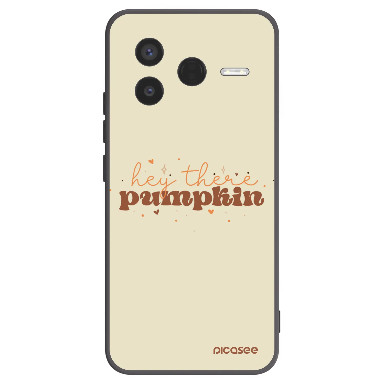 Picasee crna silikonska maskica za Xiaomi Poco F7 Pro 5G - Hey there pumpkin
