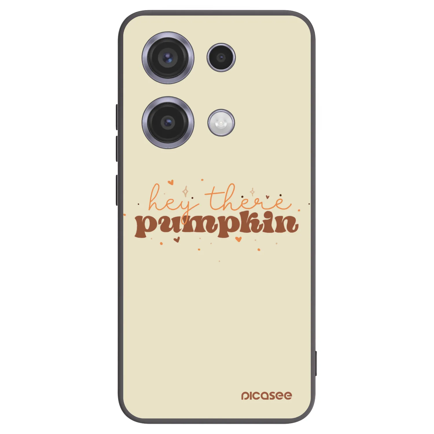 Picasee crna silikonska maskica za Xiaomi Redmi Note 14S - Hey there pumpkin