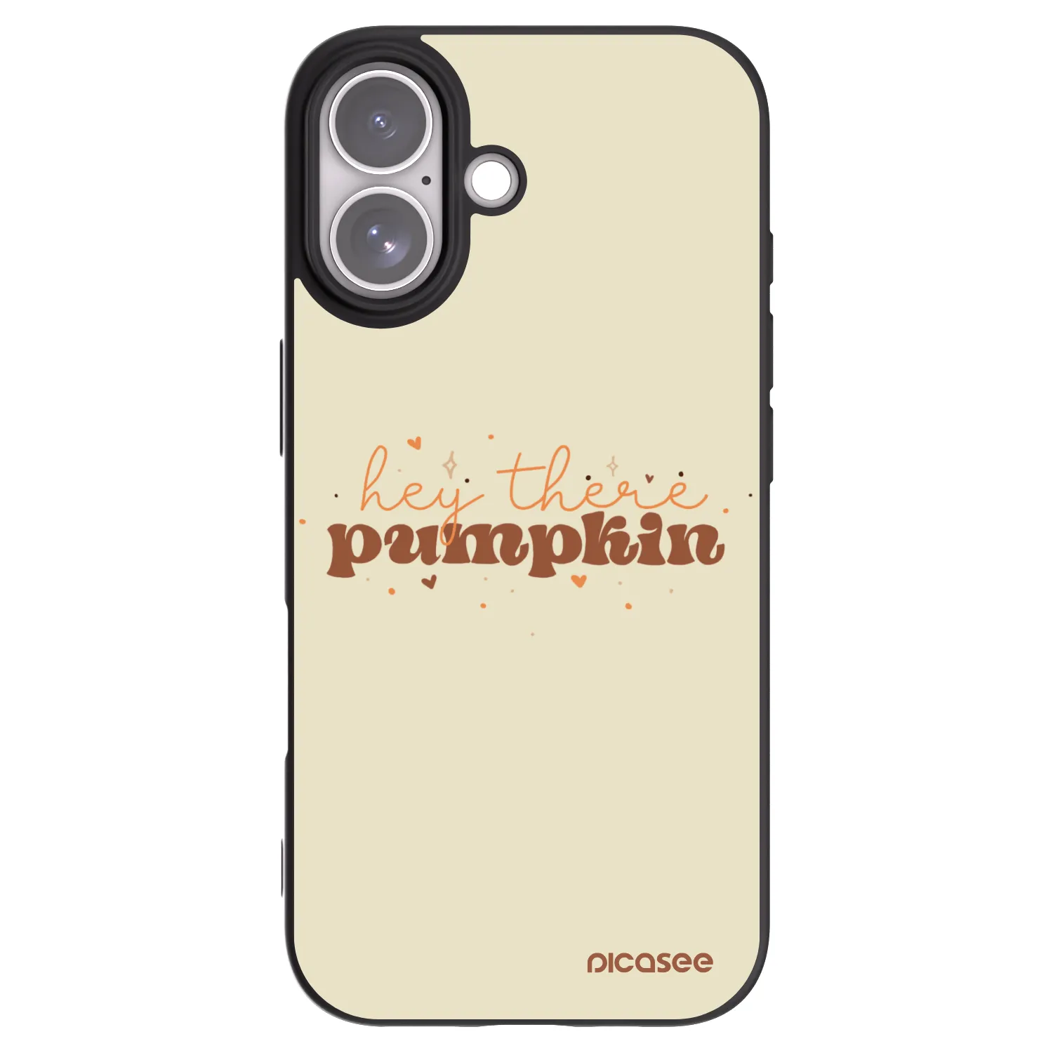 Picasee crna silikonska maskica za Apple iPhone 17 - Hey there pumpkin