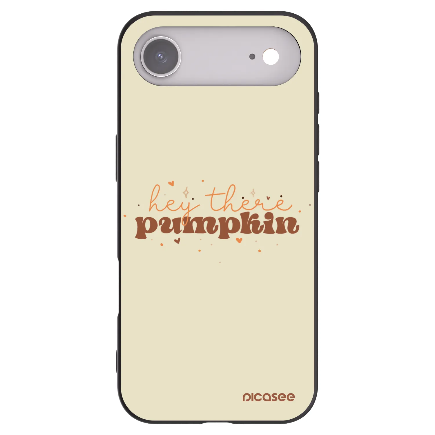 Picasee crna silikonska maskica za Apple iPhone Air - Hey there pumpkin