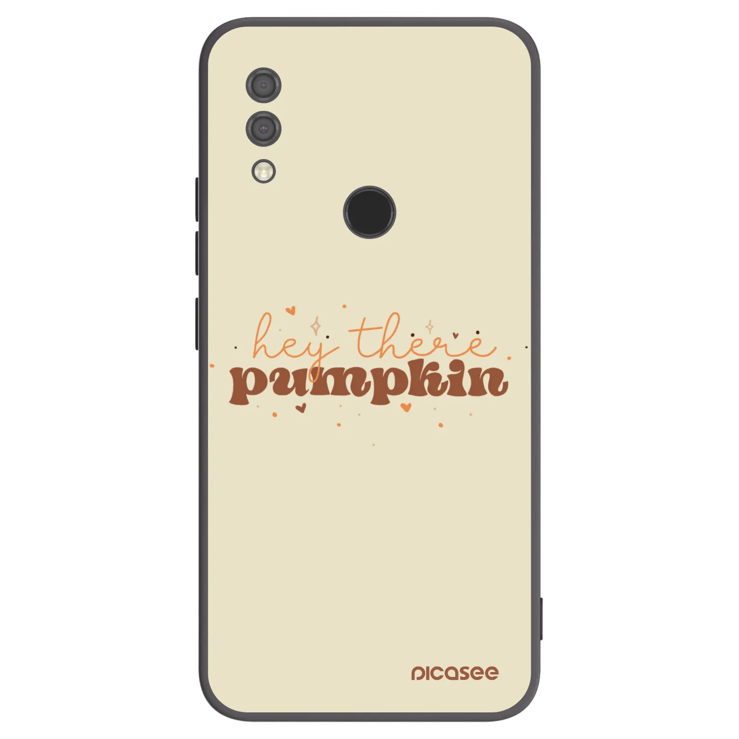 Picasee crna silikonska maskica za Xiaomi Redmi 7 - Hey there pumpkin