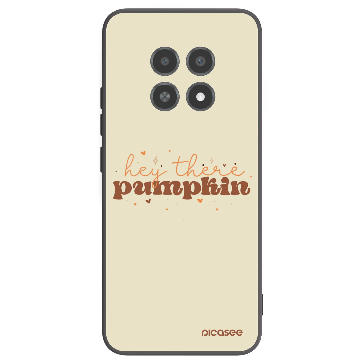 Picasee crna silikonska maskica za Realme 12X - Hey there pumpkin