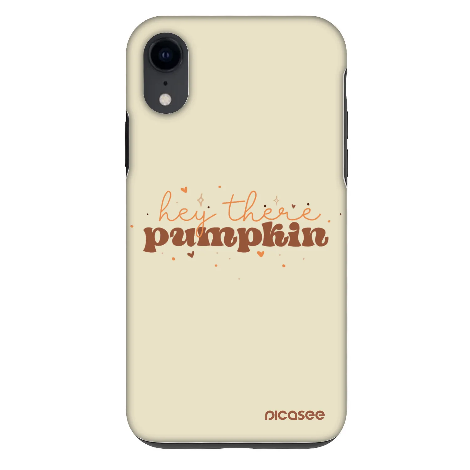 Picasee Fashion Case za Apple iPhone XR - Hey there pumpkin