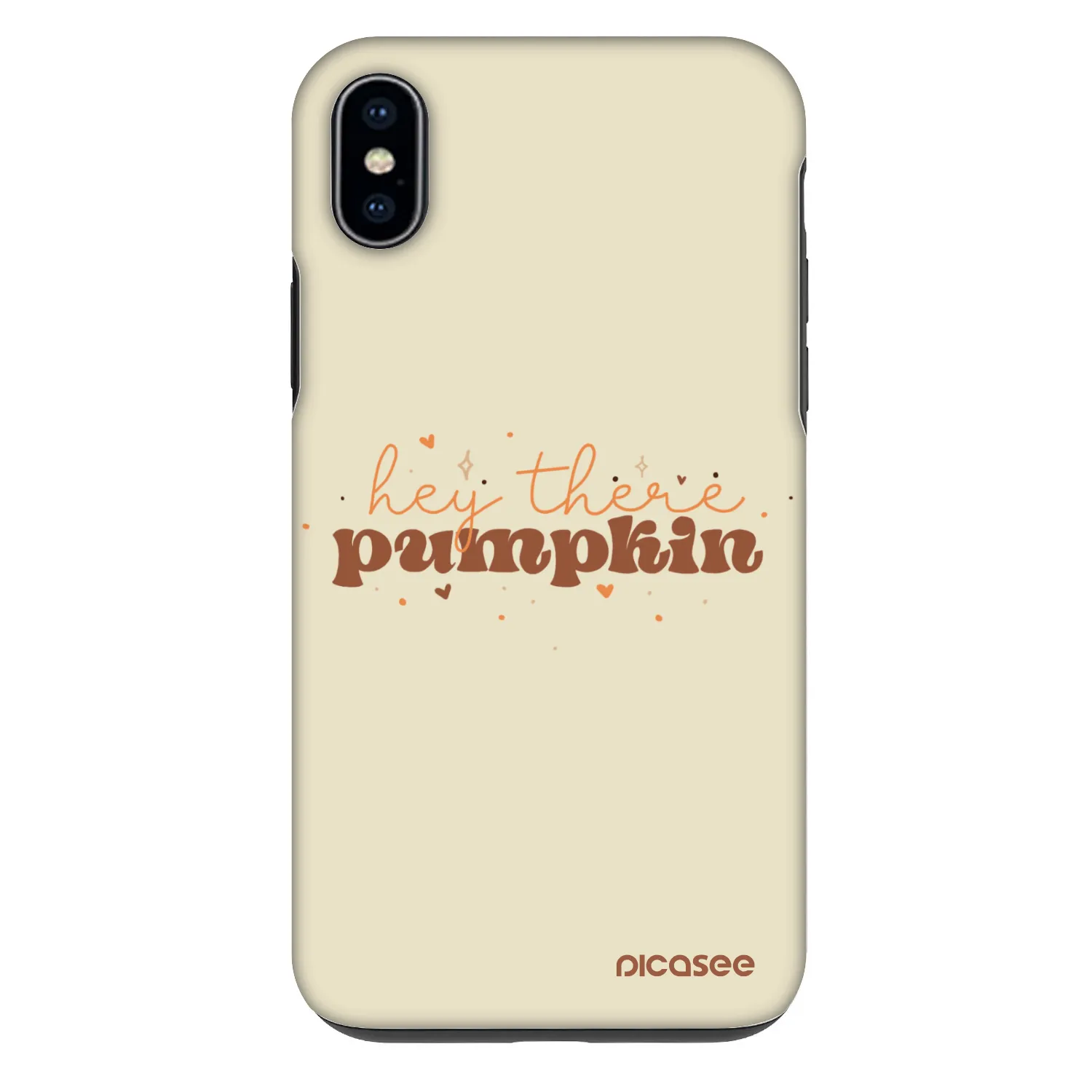 Picasee Fashion Case za Apple iPhone XS Max - Hey there pumpkin