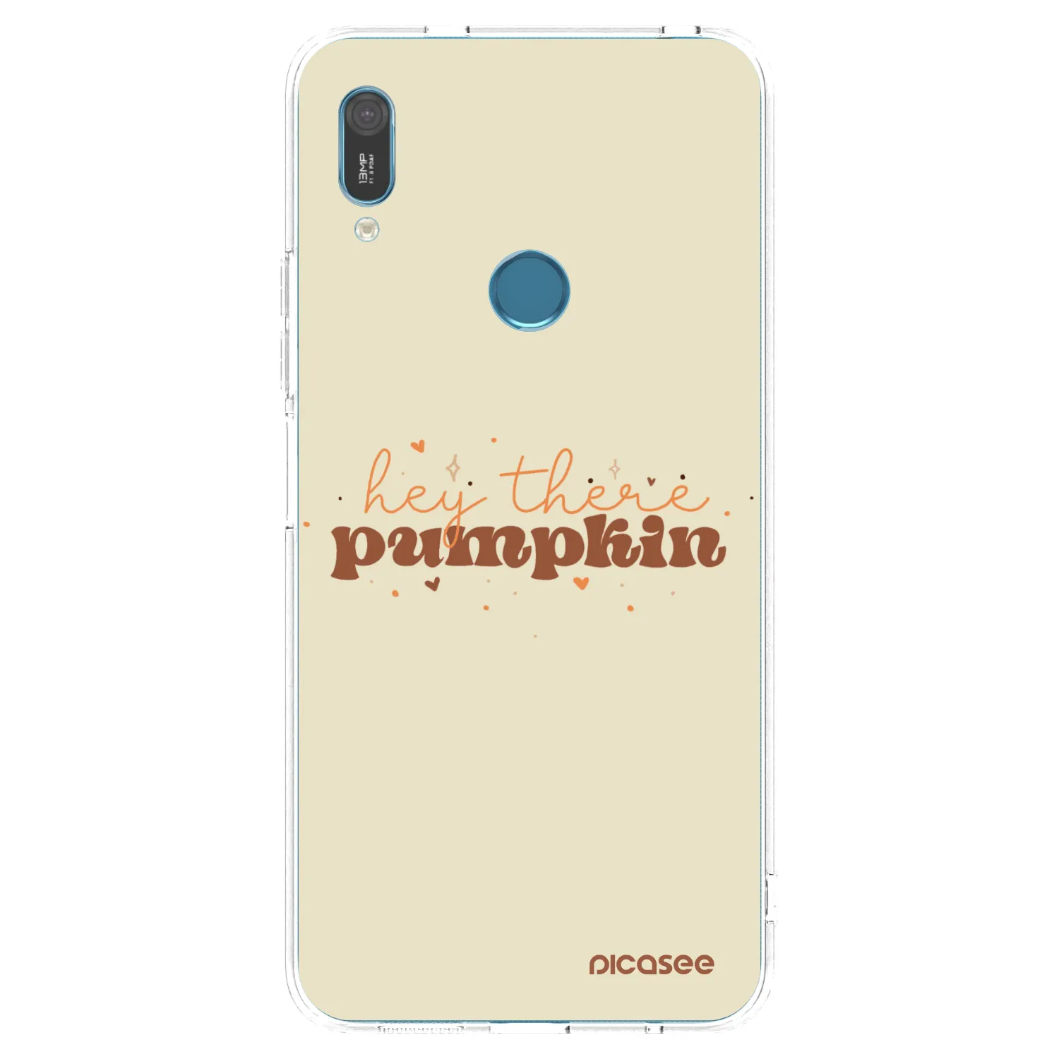 Picasee silikonska prozirna maskica za Huawei Y6 2019 - Hey there pumpkin
