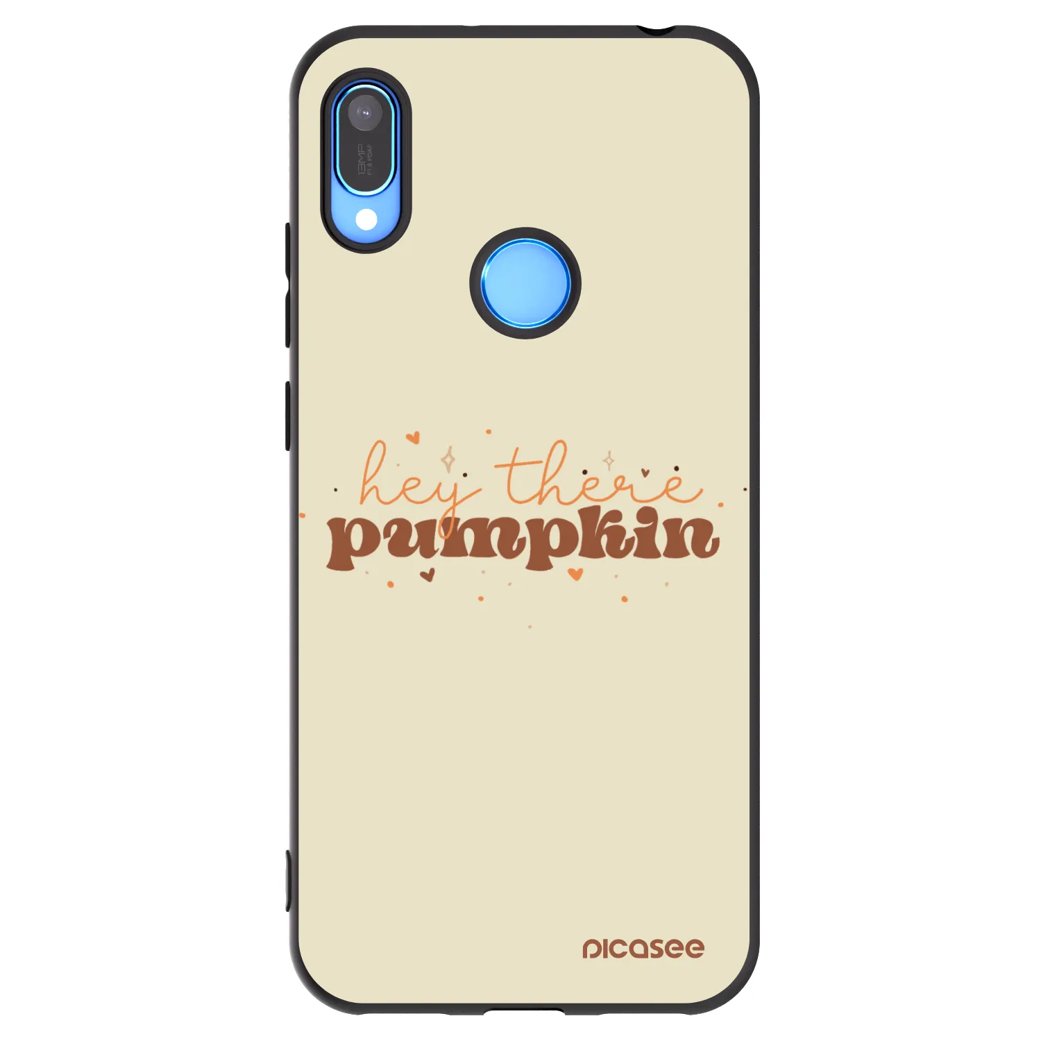 Picasee crna silikonska maskica za Huawei Y6 2019 - Hey there pumpkin