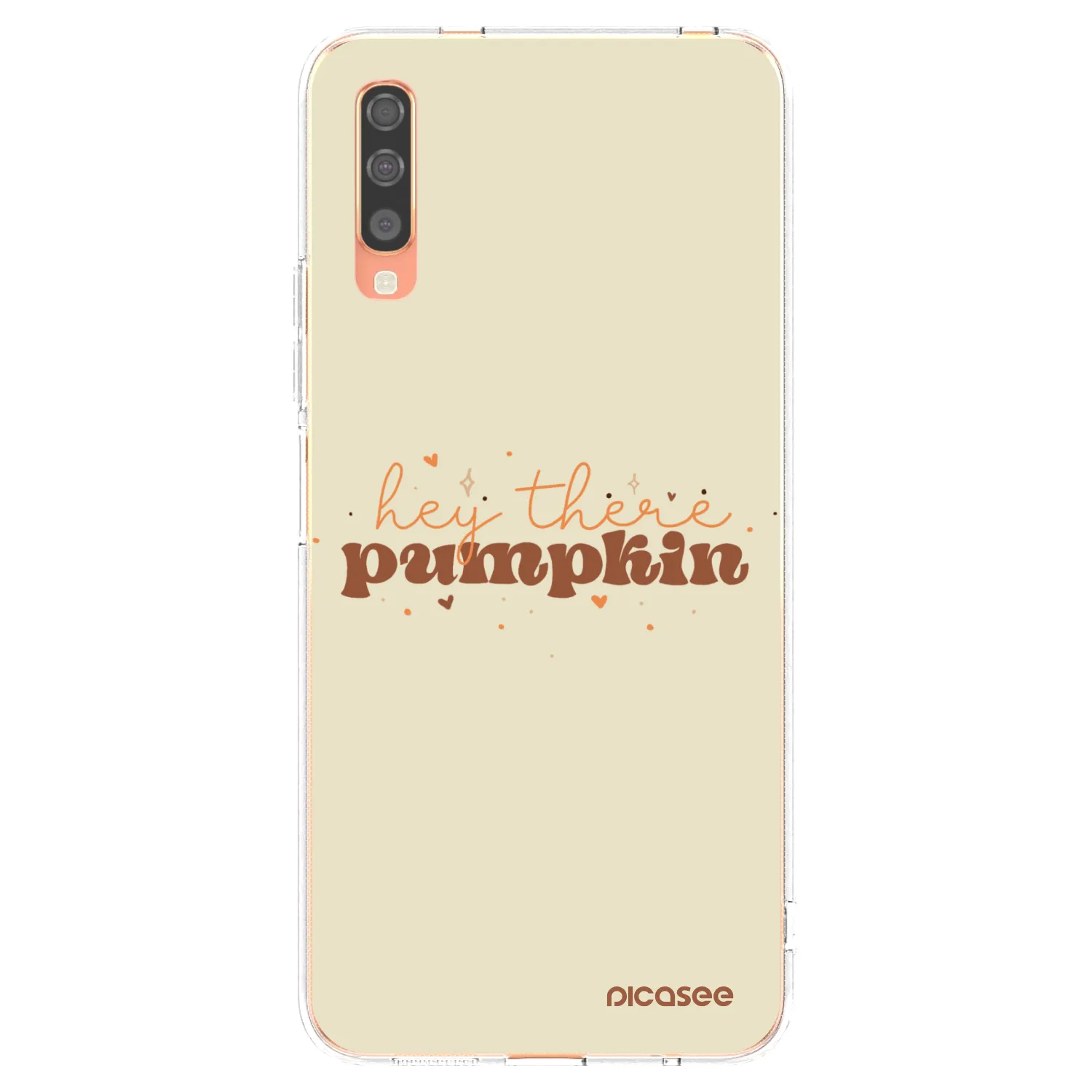 Picasee silikonska prozirna maskica za Samsung Galaxy A70 A705F - Hey there pumpkin