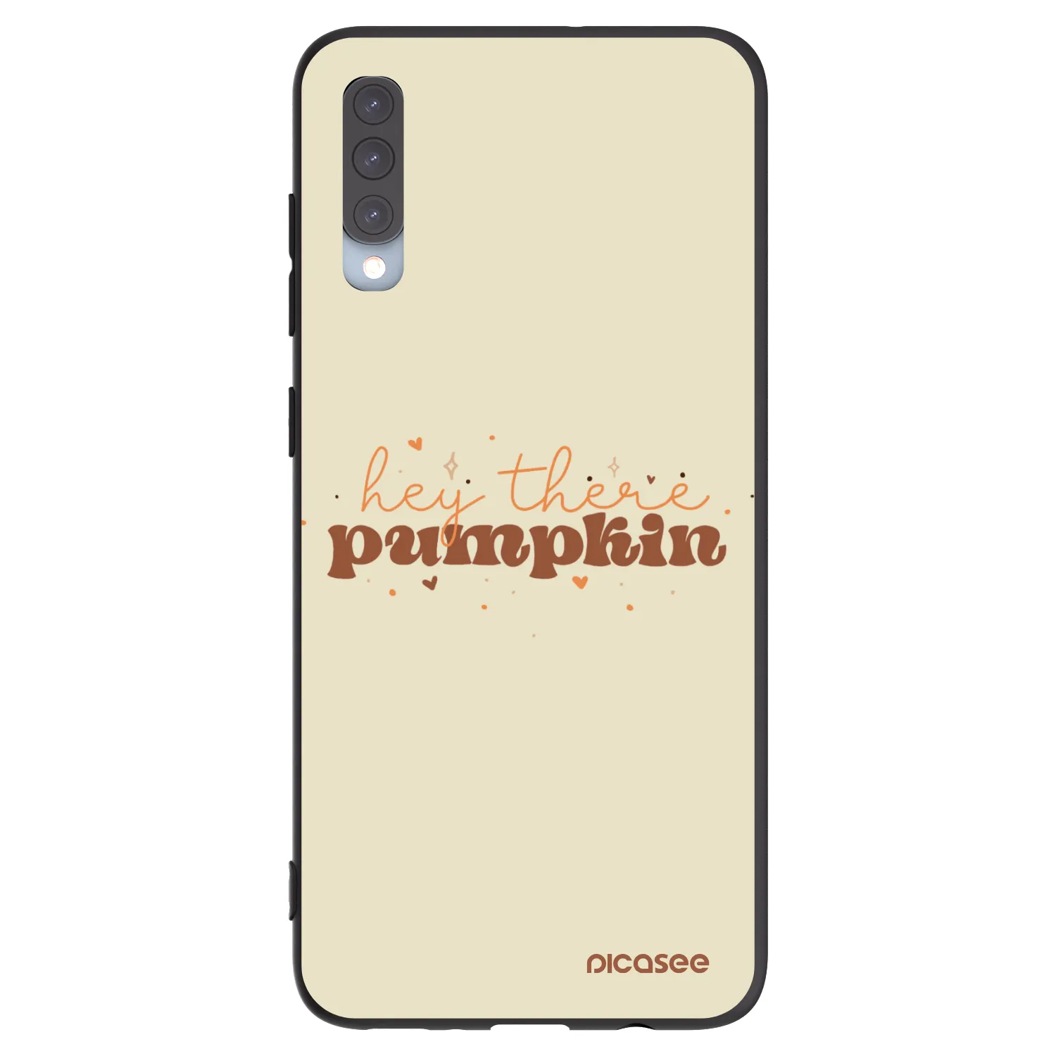 Picasee crna silikonska maskica za Samsung Galaxy A70 A705F - Hey there pumpkin