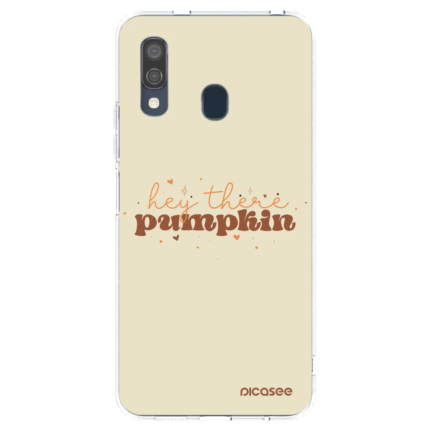 Picasee silikonska prozirna maskica za Samsung Galaxy A40 A405F - Hey there pumpkin