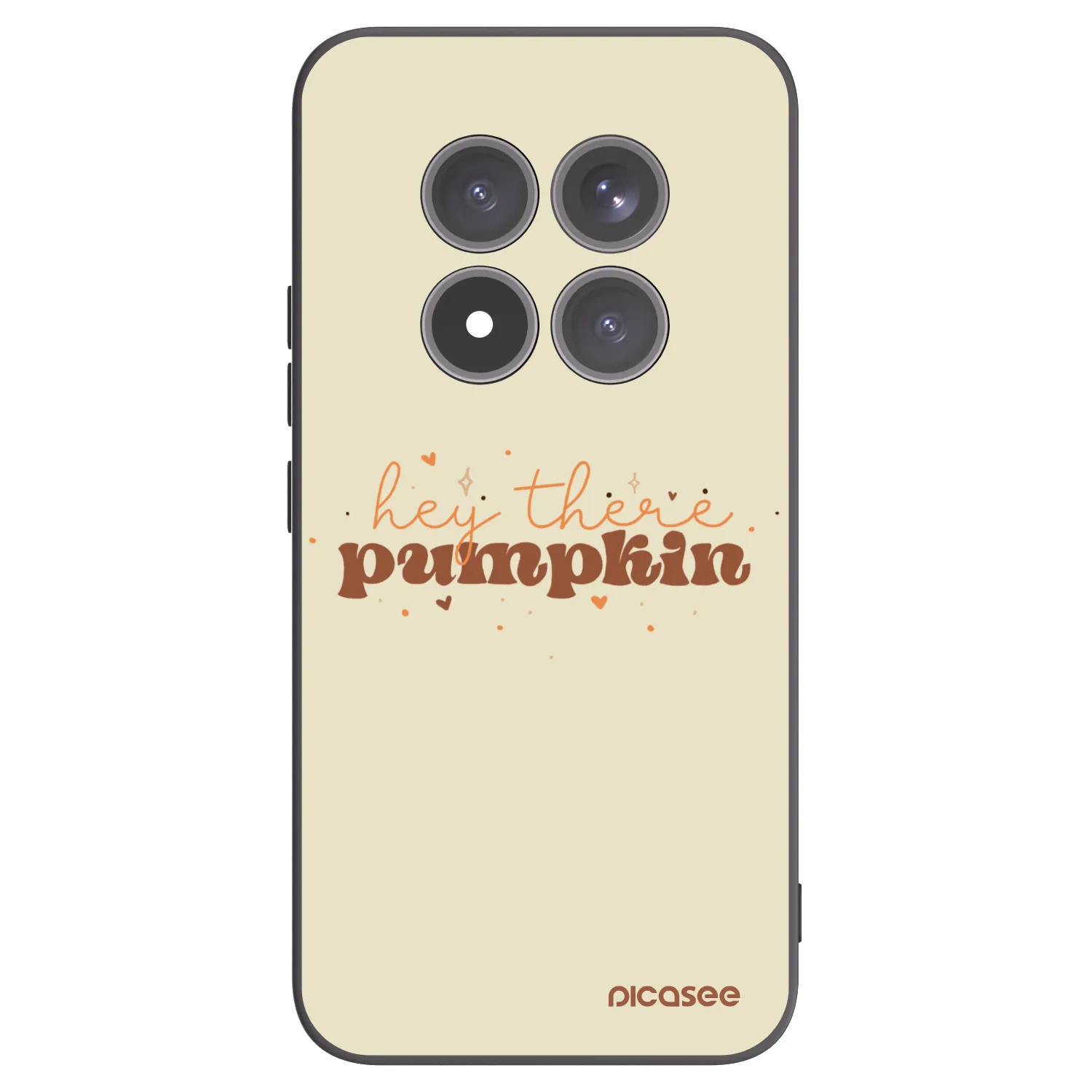 Picasee crna silikonska maskica za Xiaomi Redmi Note 15 Pro+ - Hey there pumpkin