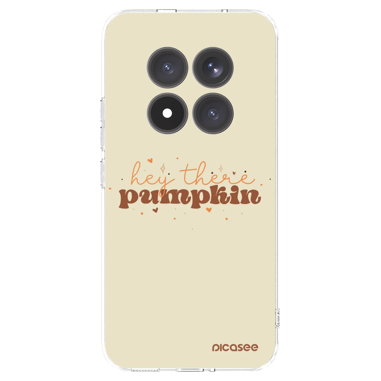 Picasee silikonska prozirna maskica za Xiaomi Redmi Note 15 Pro+ - Hey there pumpkin