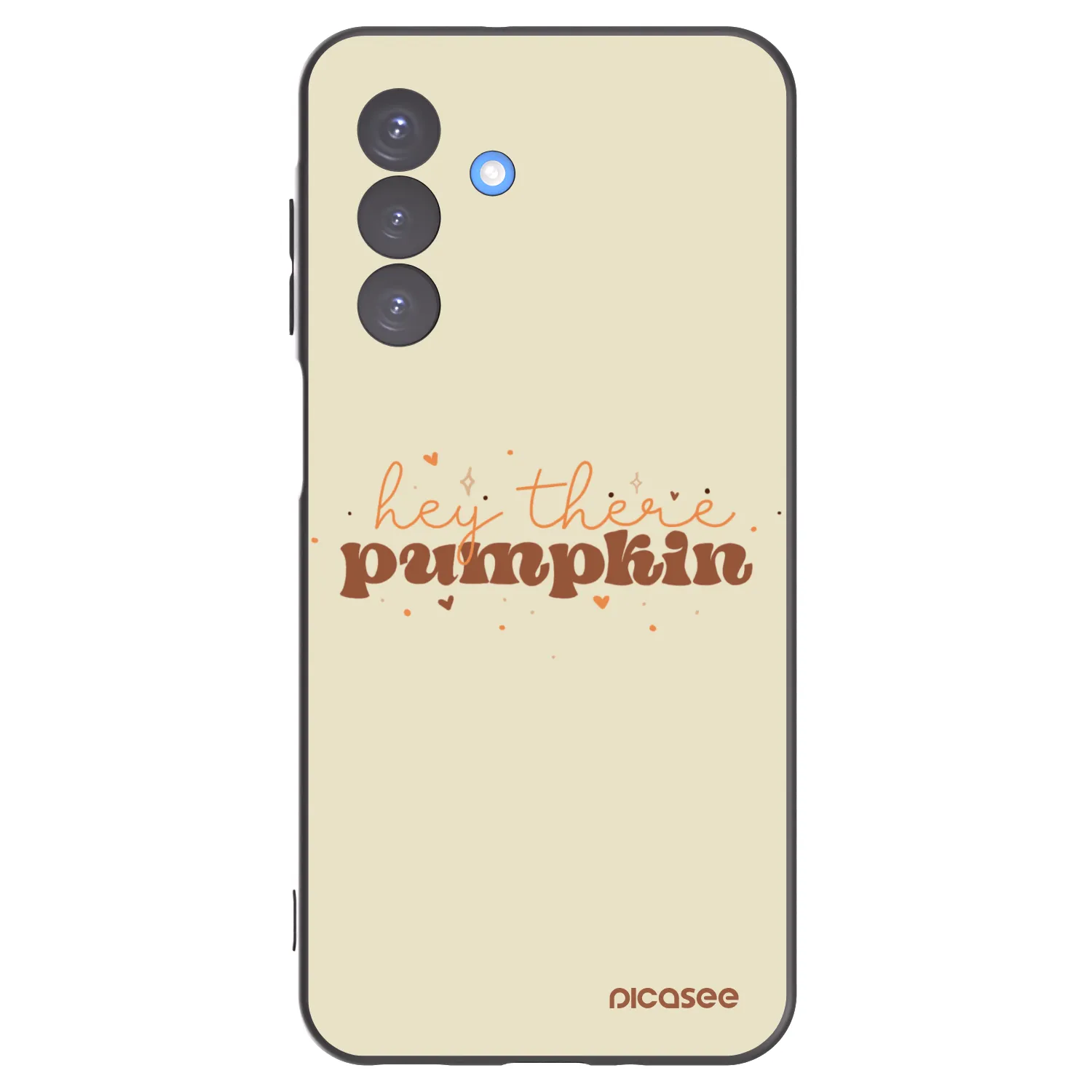 Picasee crna silikonska maskica za Samsung Galaxy A17 5G - Hey there pumpkin