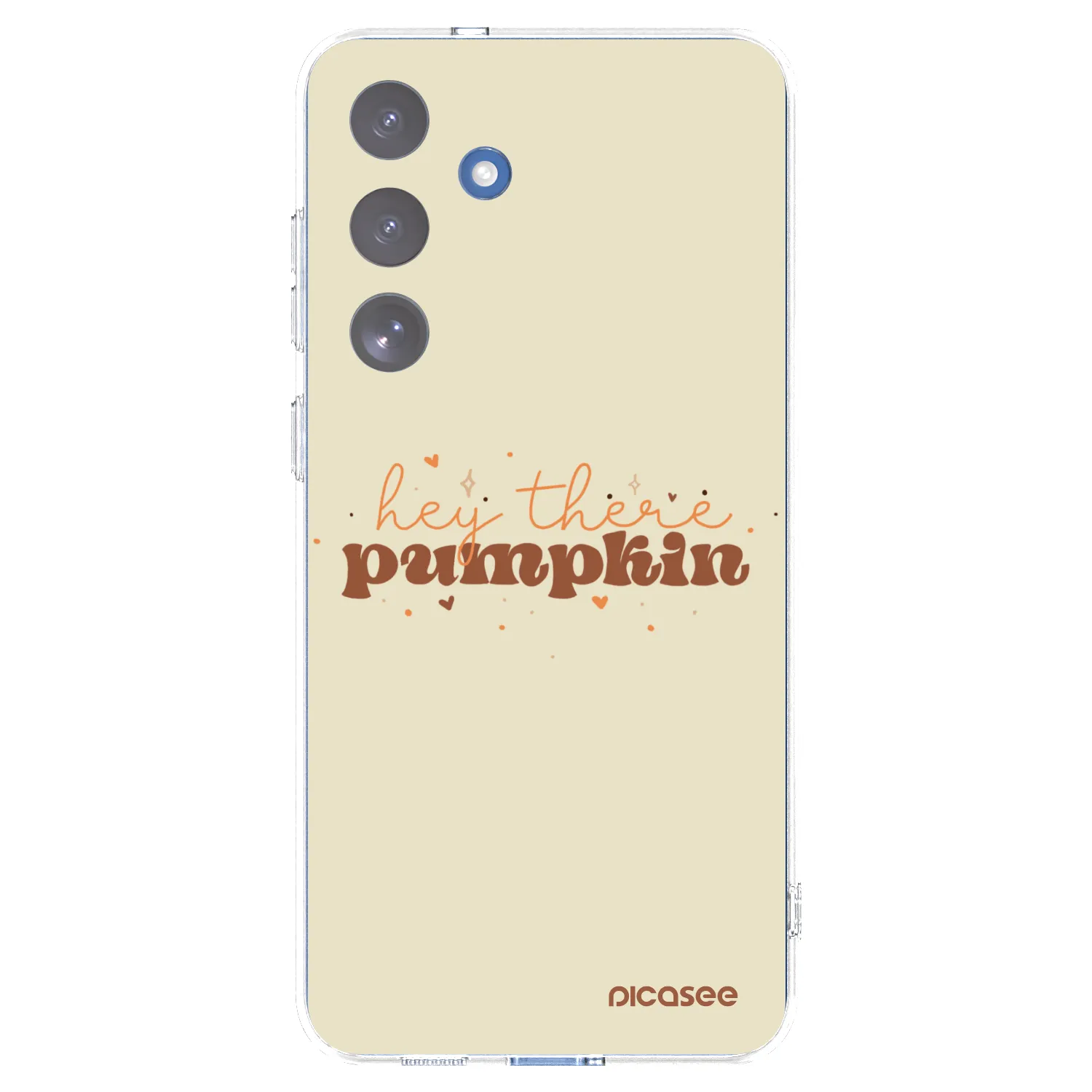 Picasee silikonska prozirna maskica za Samsung Galaxy S25 FE 5G - Hey there pumpkin