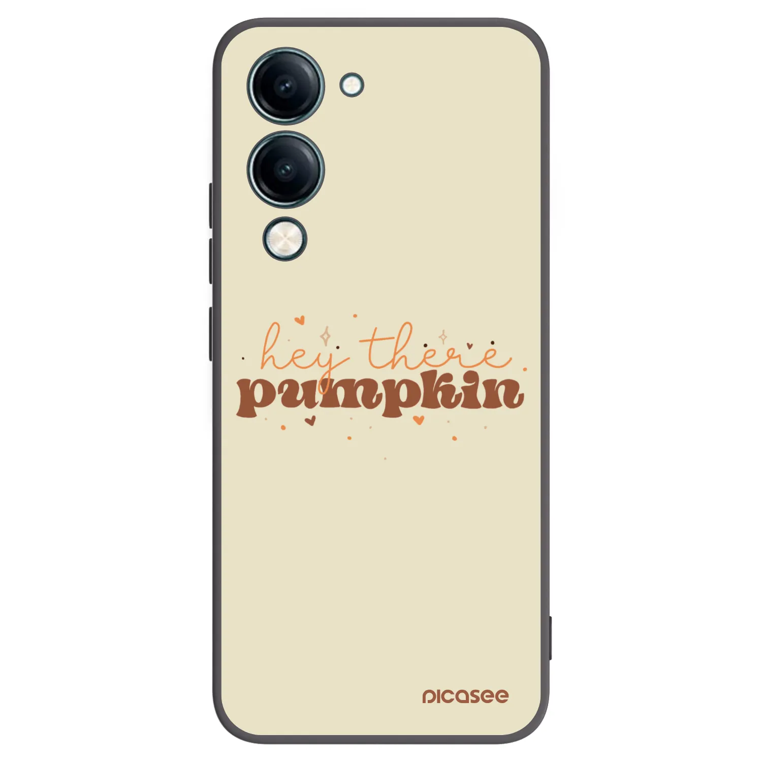 Picasee crna silikonska maskica za Vivo Y29s 5G - Hey there pumpkin
