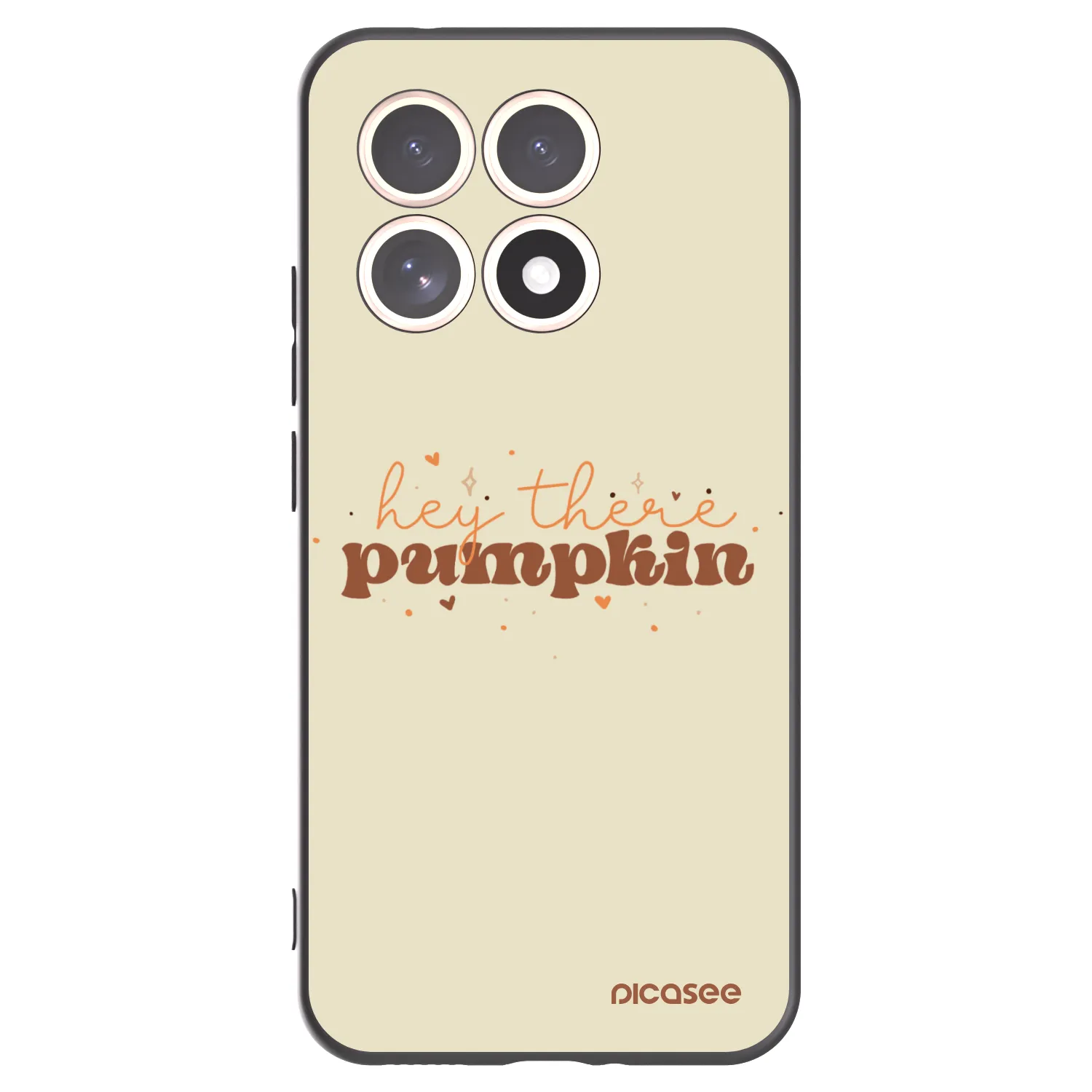 Picasee crna silikonska maskica za Xiaomi 15T - Hey there pumpkin