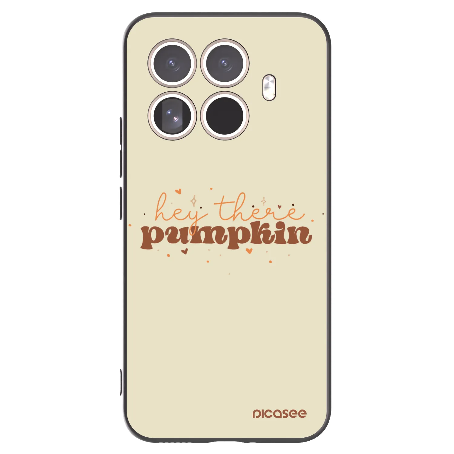 Picasee crna silikonska maskica za Xiaomi 15T Pro - Hey there pumpkin