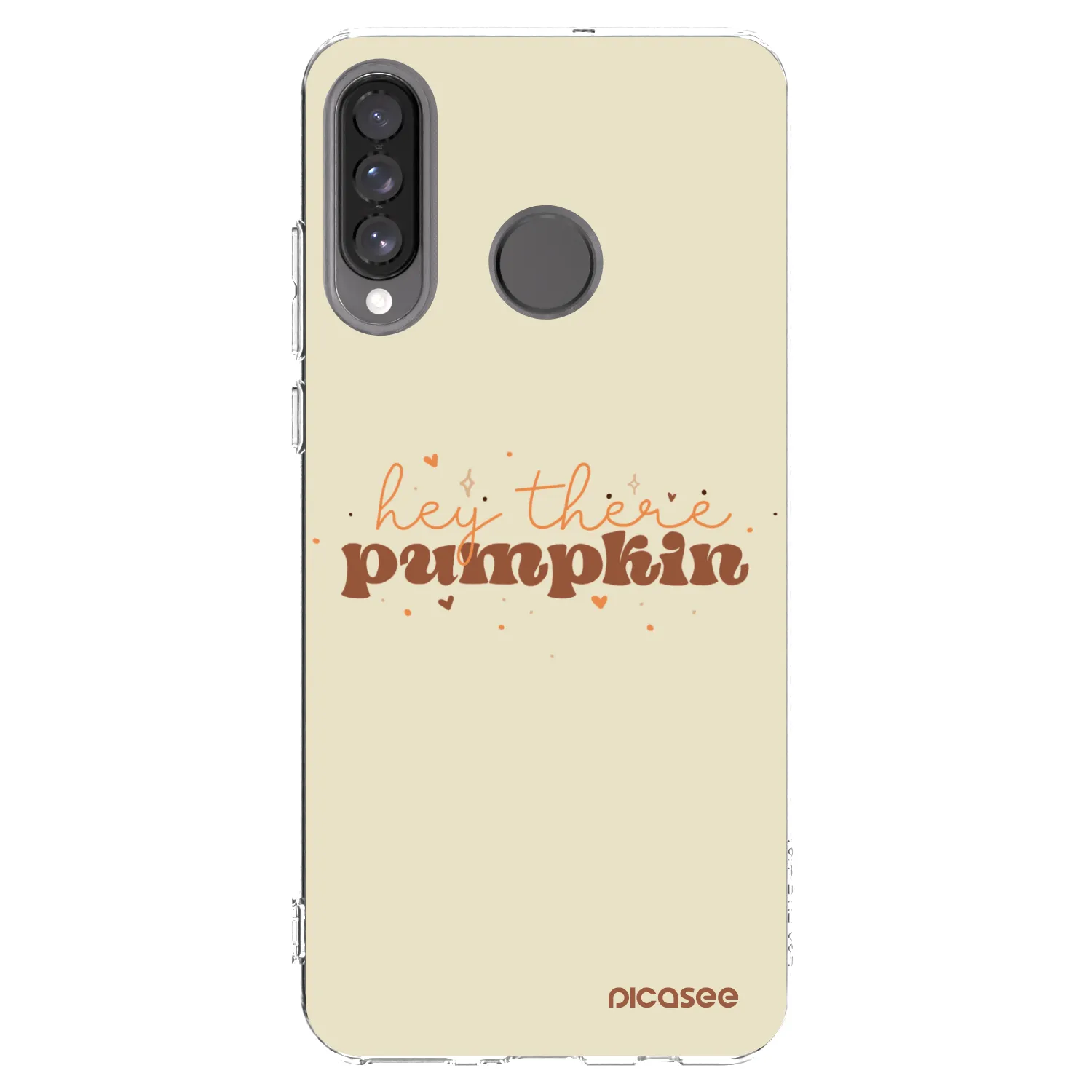Picasee silikonska prozirna maskica za Huawei P30 Lite - Hey there pumpkin