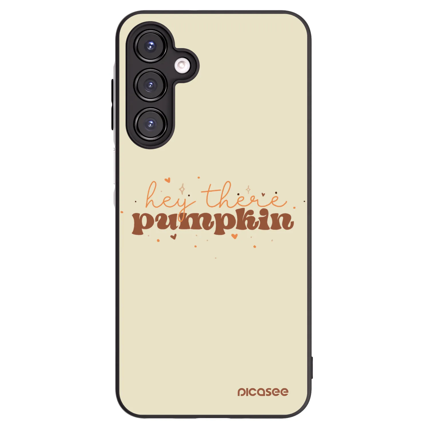 Picasee crna silikonska maskica za Samsung Galaxy A16 4G - Hey there pumpkin