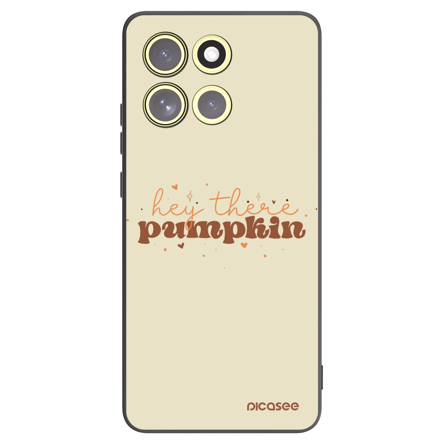 Picasee crna silikonska maskica za Motorola Moto G86 Power 5G - Hey there pumpkin