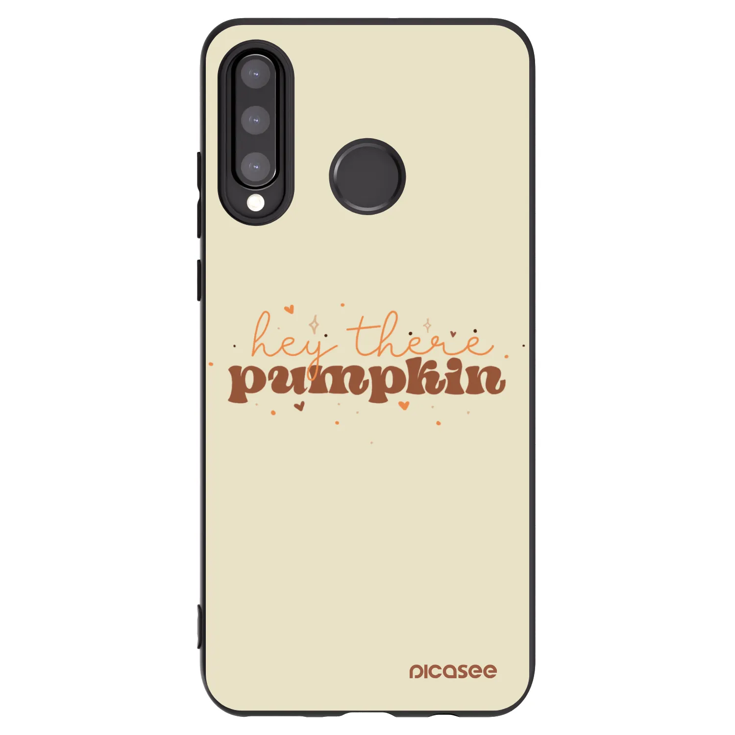 Picasee crna silikonska maskica za Huawei P30 Lite - Hey there pumpkin