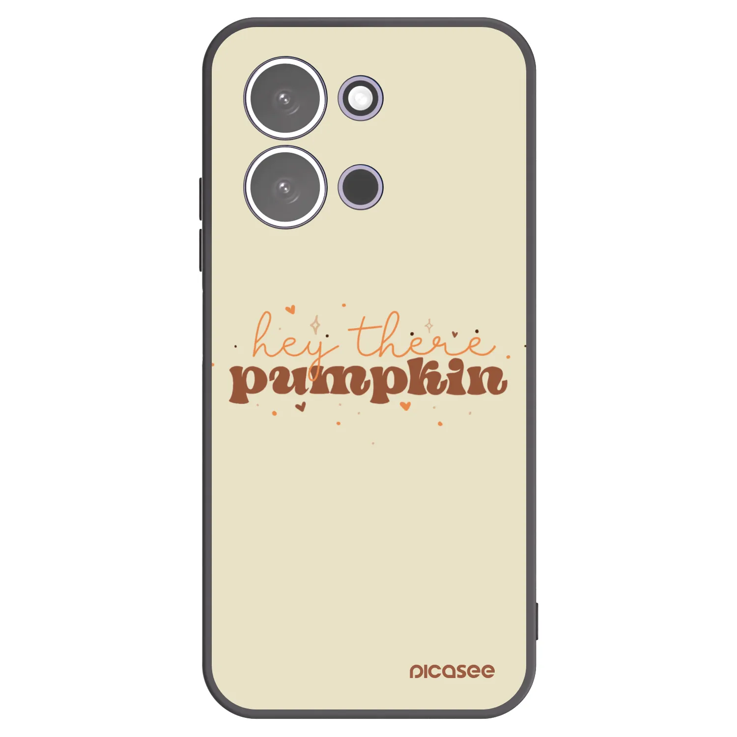 Picasee crna silikonska maskica za Xiaomi Redmi 15C 5G - Hey there pumpkin