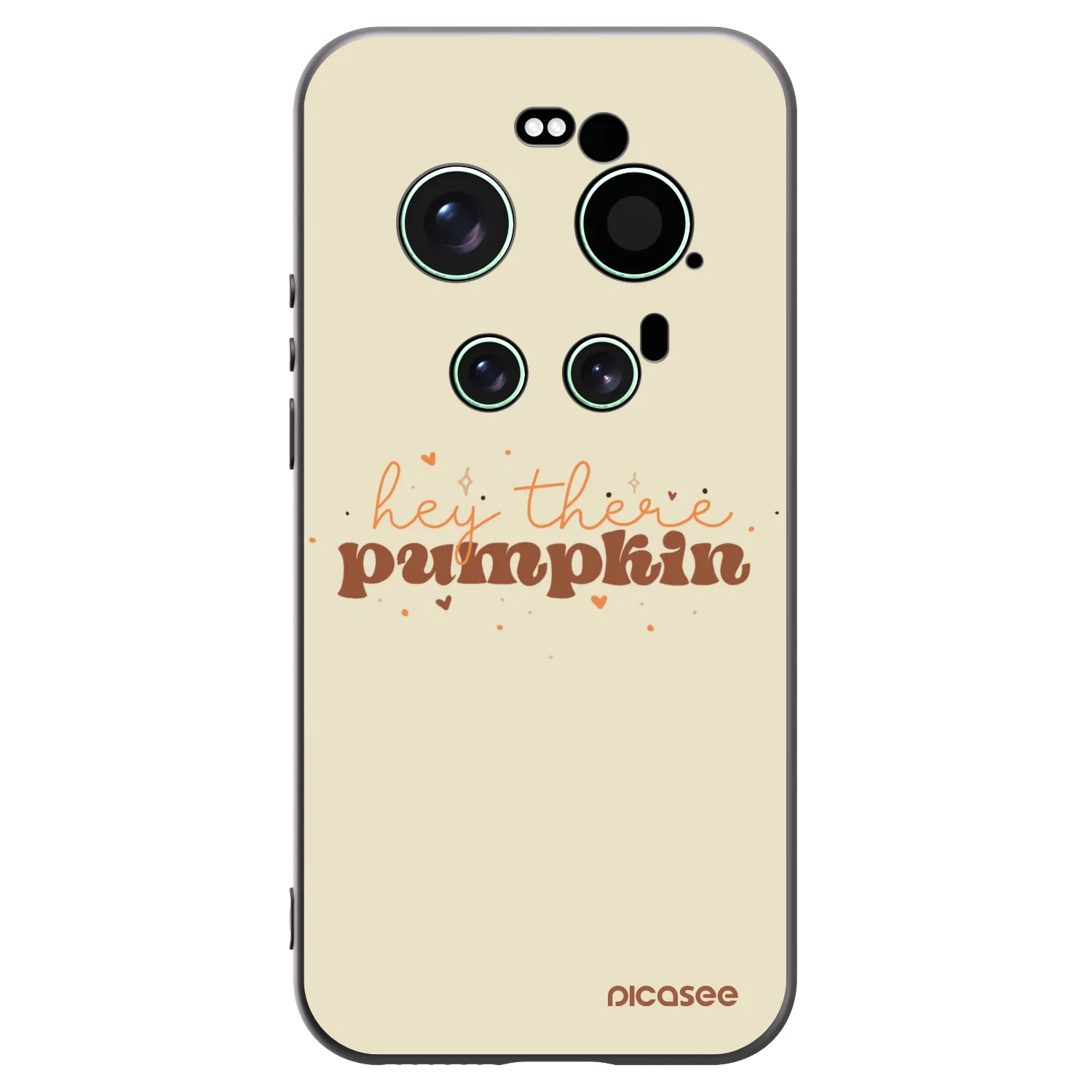 Picasee crna silikonska maskica za Xiaomi 17 Ultra - Hey there pumpkin
