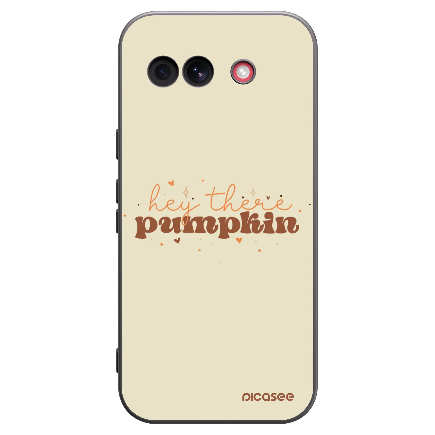 Picasee crna silikonska maskica za Google Pixel 10a - Hey there pumpkin