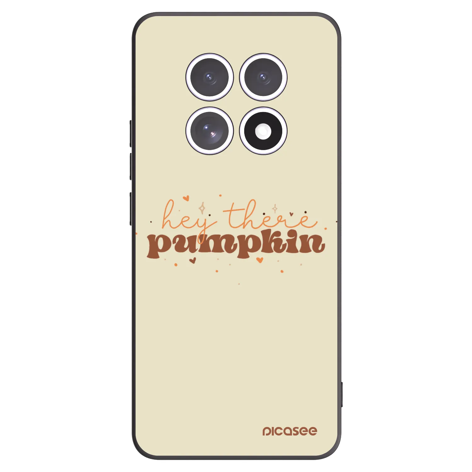 Picasee crna silikonska maskica za Xiaomi Redmi Note 15 5G - Hey there pumpkin