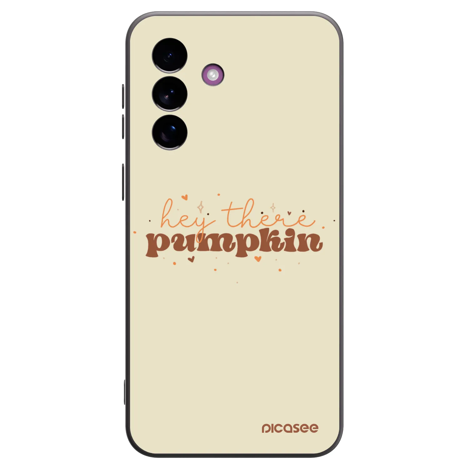 Picasee crna silikonska maskica za Samsung Galaxy A37 - Hey there pumpkin