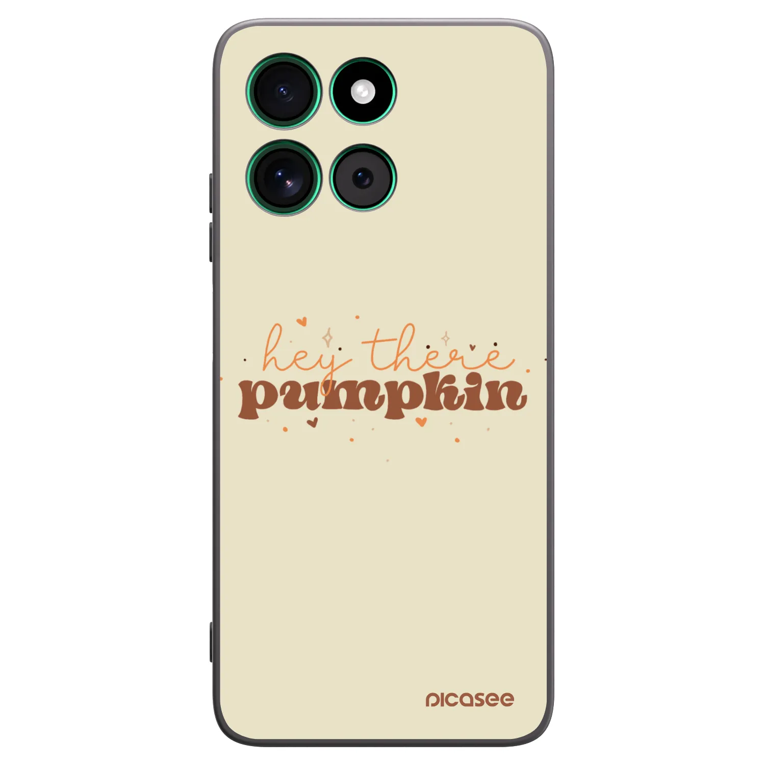 Picasee crna silikonska maskica za Motorola Moto G57 Power - Hey there pumpkin