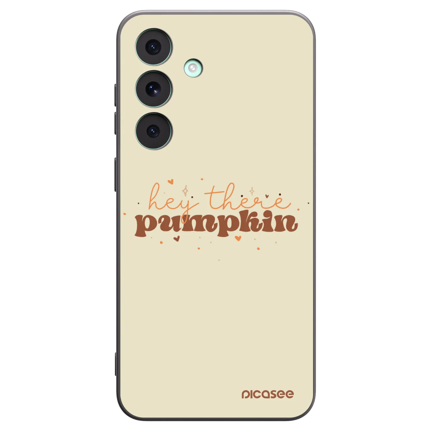 Picasee crna silikonska maskica za Samsung Galaxy S26 FE - Hey there pumpkin