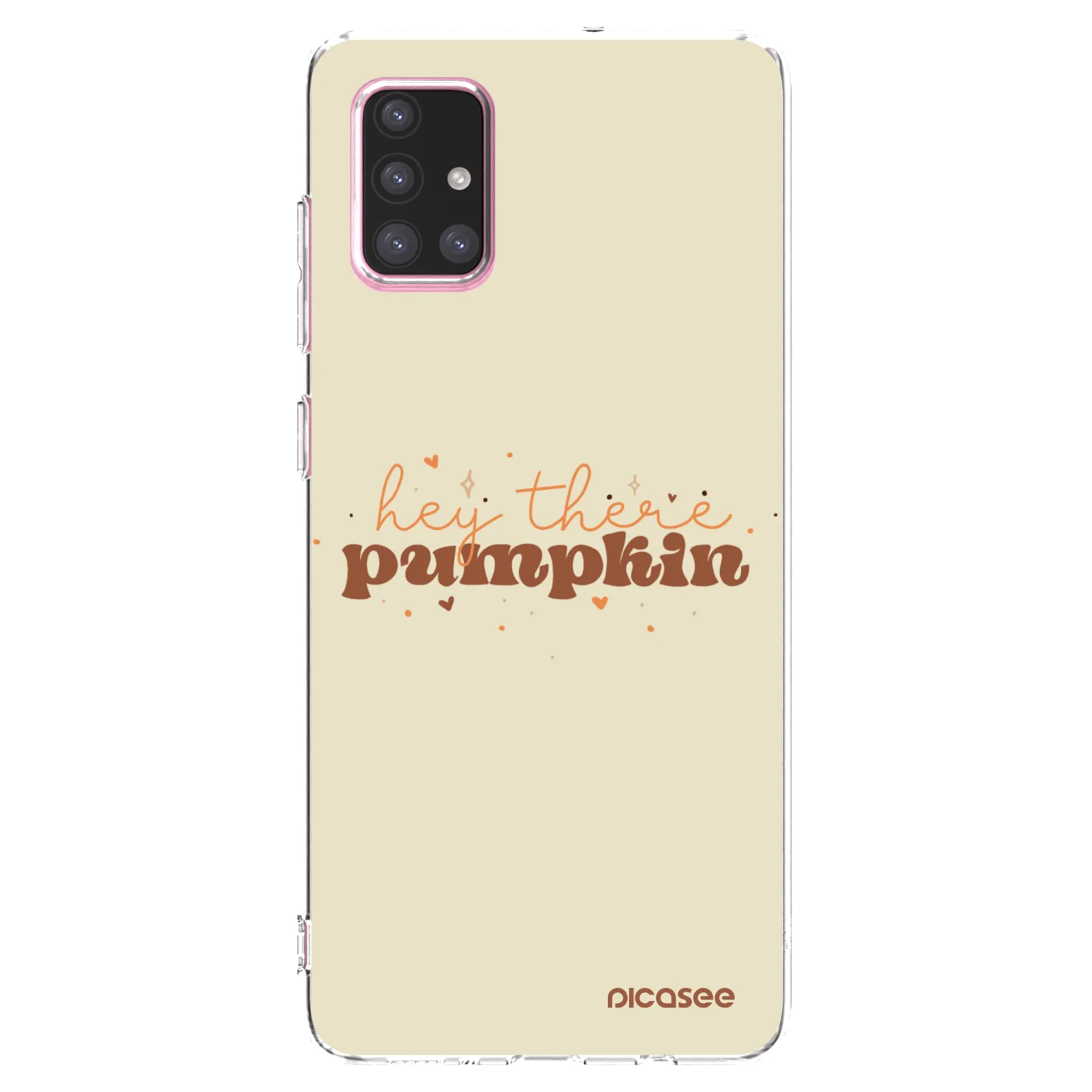 Picasee silikonska prozirna maskica za Samsung Galaxy A71 A715F - Hey there pumpkin