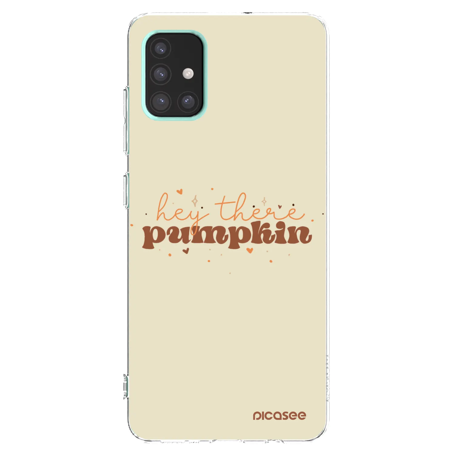 Picasee silikonska prozirna maskica za Samsung Galaxy A51 A515F - Hey there pumpkin