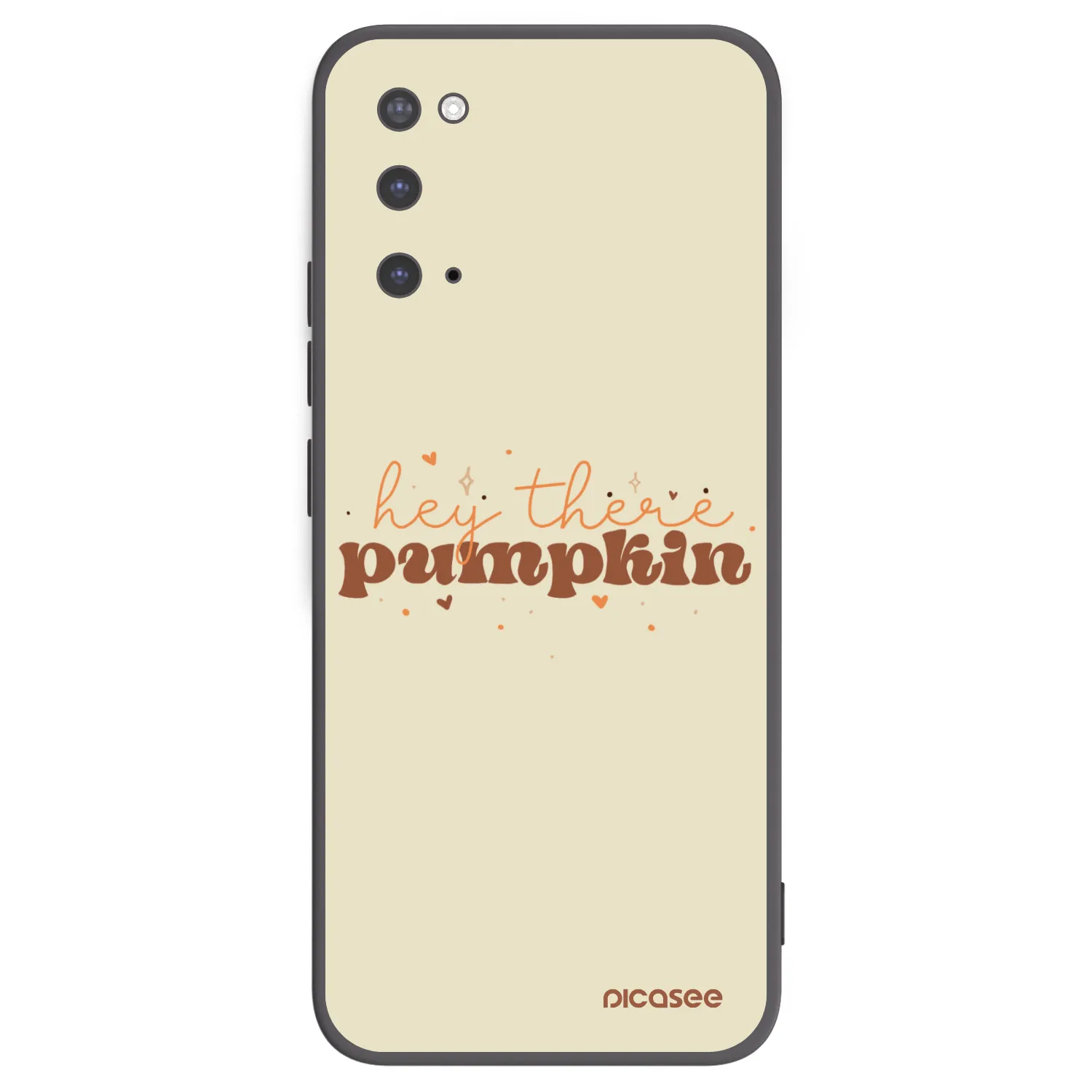 Picasee crna silikonska maskica za Samsung Galaxy S20 G980F - Hey there pumpkin
