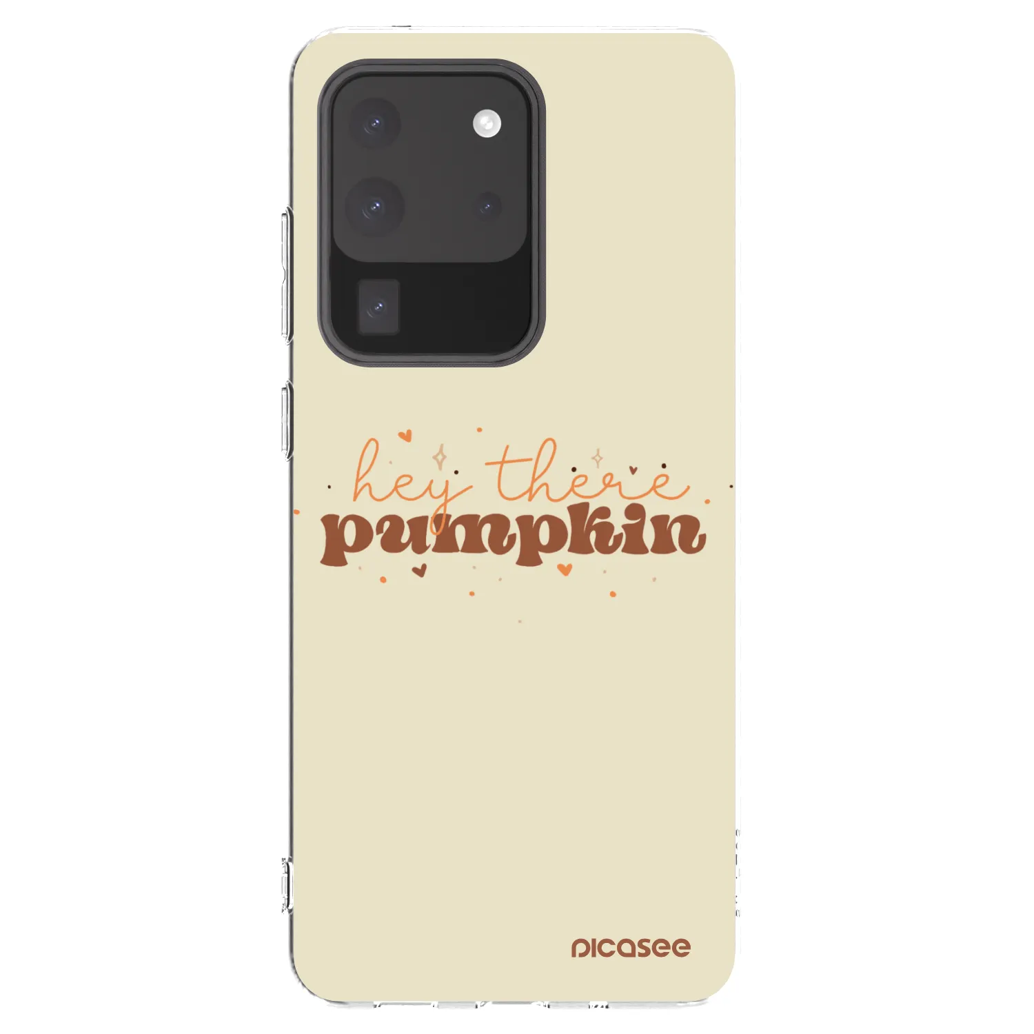 Picasee silikonska prozirna maskica za Samsung Galaxy S20 Ultra 5G G988F - Hey there pumpkin