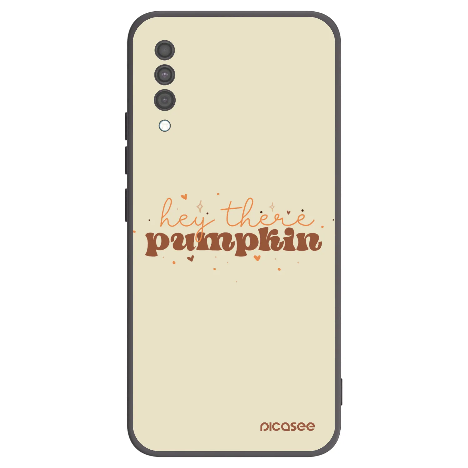 Picasee crna silikonska maskica za Samsung Galaxy A30s A307F - Hey there pumpkin