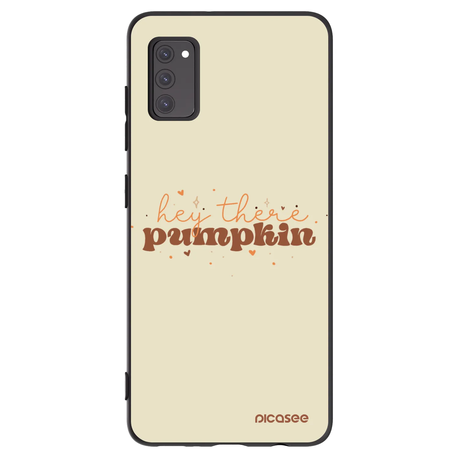 Picasee crna silikonska maskica za Samsung Galaxy A41 A415F - Hey there pumpkin