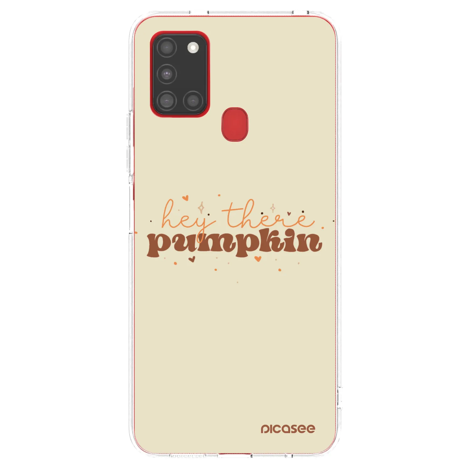 Picasee silikonska prozirna maskica za Samsung Galaxy A21s - Hey there pumpkin