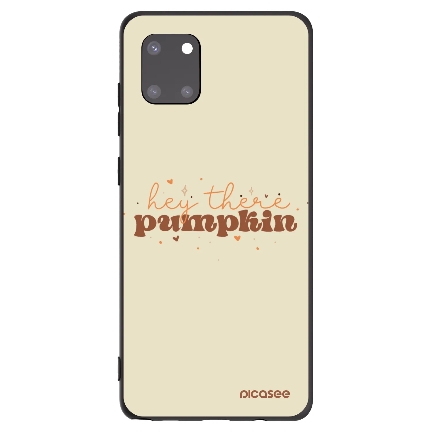 Picasee crna silikonska maskica za Samsung Galaxy Note 10 Lite N770F - Hey there pumpkin