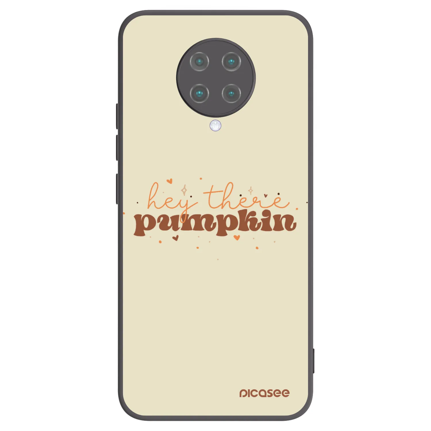 Picasee crna silikonska maskica za Xiaomi Poco F2 Pro - Hey there pumpkin