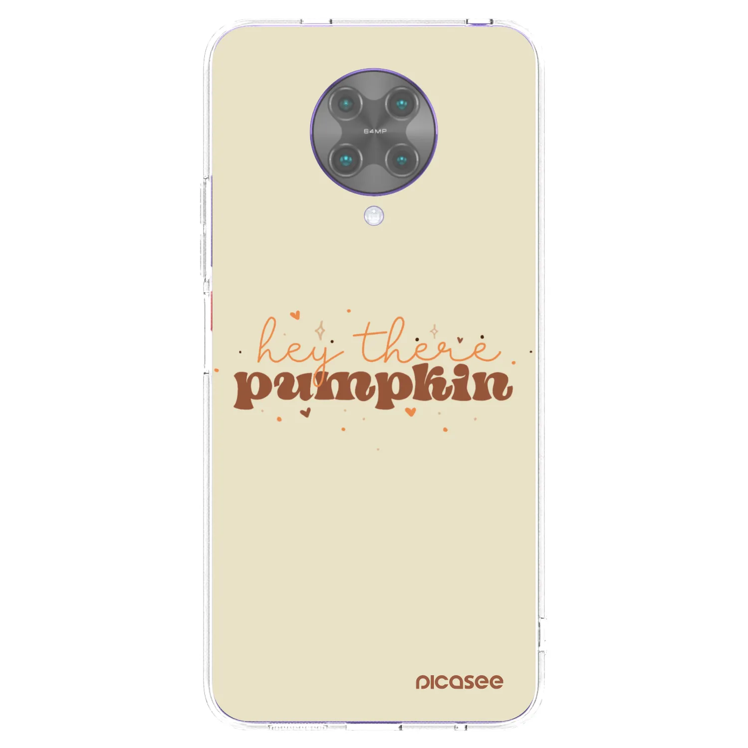 Picasee silikonska prozirna maskica za Xiaomi Poco F2 Pro - Hey there pumpkin