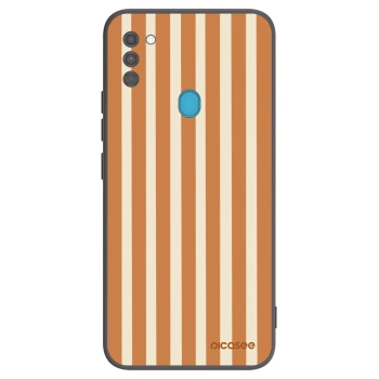 Maskica za Samsung Galaxy M11 - Orange lines