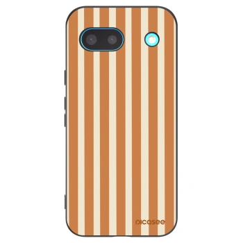 Picasee crna silikonska maskica za Google Pixel 8 - Orange lines