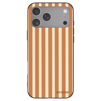 Picasee crna silikonska maskica za Apple iPhone 18 Pro Max - Orange lines
